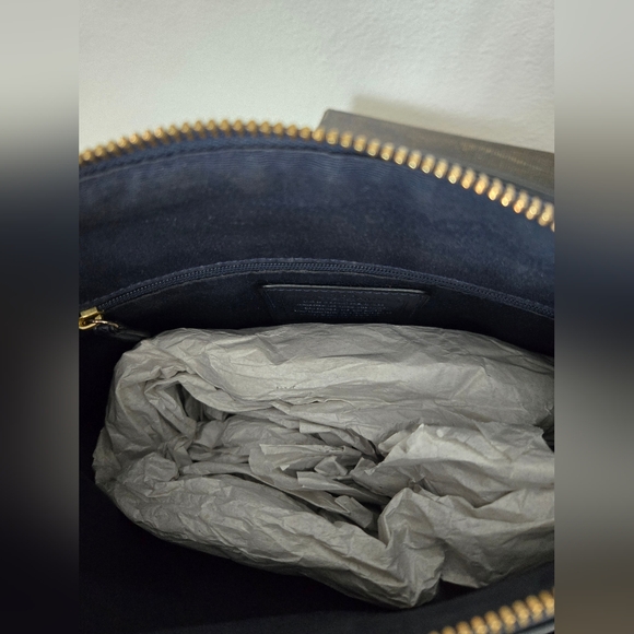 Coach Blue Christie Carry All Shoulder Bag - Picture 11 of 16